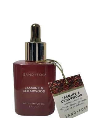 Sand + Fog ”Jasmine Cedarwood" Scented Body Oil - 1.7 fl oz NWT***